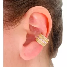 Piercing Zircônias Cravejadas Em Banho De Ouro 5 Milésimos