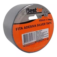 Fita Adesiva Silver Tape Prata 45mm X 50m Premium Original