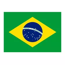 Adesivo Bandeira Brasil Kit 4 Un 15cm Carro Moto Patriota Br