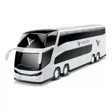 Onibus Miniatura Viação Petrolium Coleção Roma Brinquedo Cor Branco