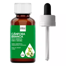 Óleo Essencial Cânfora Branca 60ml - Puro E Natural 