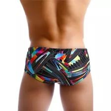 Traje Baño Colores Hombre Deportivo Estampado Colores