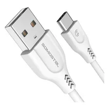 Cable Tipo C Usb 3.1a 3m Blanco Somostel Sms-bt03 Dat800 