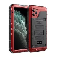 Funda Compatible Con iPhone 11 Pro Max Bumper Metálico R