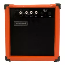Amplificador De Bajo Eléctrico 15w Sunset Series Color Naranja