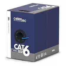 Cable Ethernet Blindado Cat6 De Celertec, 500 Pies, Ftp (bli