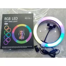 Aro De Luz Rgb Led 26cm Rgb26