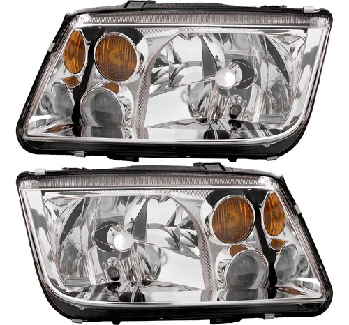 Par Faros Jetta C/ambar A4 Modelo 2000 2001 2002 2003 2004 Foto 3