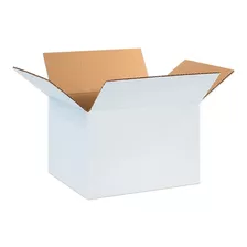 50 Caixas De Papelão Branca Correios Sedex Pac 19x12x12