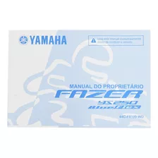 Manual Do Proprietário Fazer 250 13-17 Original Yamaha