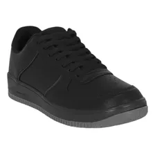 Tenis Sneakers Hombre Color Negro 685-91
