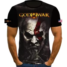 Camisa Camiseta Fullprint Game God Of War Gow Videogame