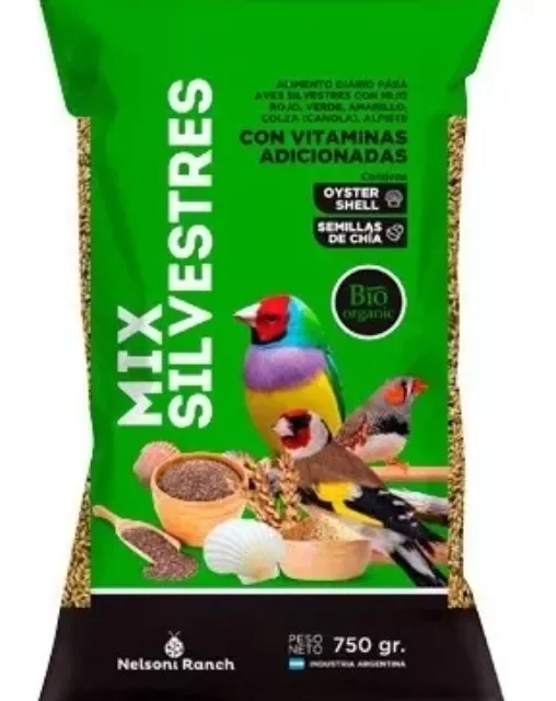 Mix Semillas Aves Silvestres X 750gr Nelson Ranch Caba