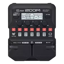 Zoom G1 Four Pedal De Procesador Multiefectos Para Guitarra,