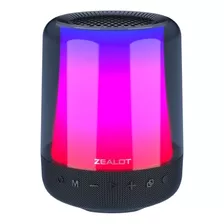 Bocina Bluetooth 5.2 Portátil Luz Led Rgb Zealot S66