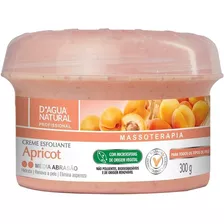 Creme Esfoliante Apricot Médio Abrasão 300g Dagua Natural