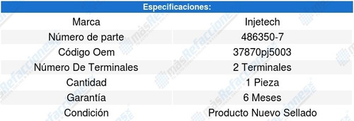 Sensor Refrigerante Cts Nsx 6cil 3.2l 97-05 Injetech 8176805 Foto 2