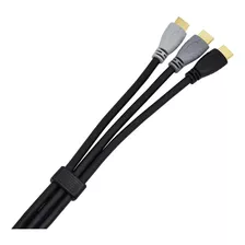 Cable Sewell Sw-tri-tip Hdmi 3 En 1, Soporte 4k Y 3d, Veloci