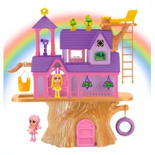 Casa Na Árvore Com Acessórios Casinha Infantil Para Bonecas