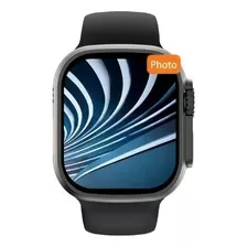 Smartwatch Microwear Ultra 9 2.2 Caja 49mm Gris, Malla Negra Y Bisel Gris