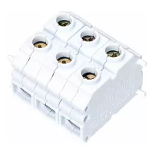 Conector Triplo Para Emendar Fios De Chuveiro Zagonel 50a Cor Branco 110v/220v