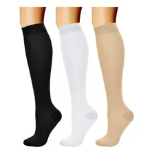 Medias De Compresion (3 Pares) De 15 A 20 Mmhg