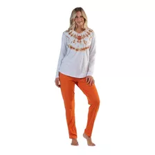 Pijama Conjunto Remera Pantalon Larisa Invierno 21 Mora Z408