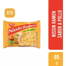 Nissin Ramen Sabor A Pollo 85 Gr 15 Unid