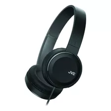 Auricular Jvc On Ear Ha-s190m-b Negro Microfono Un Cable 