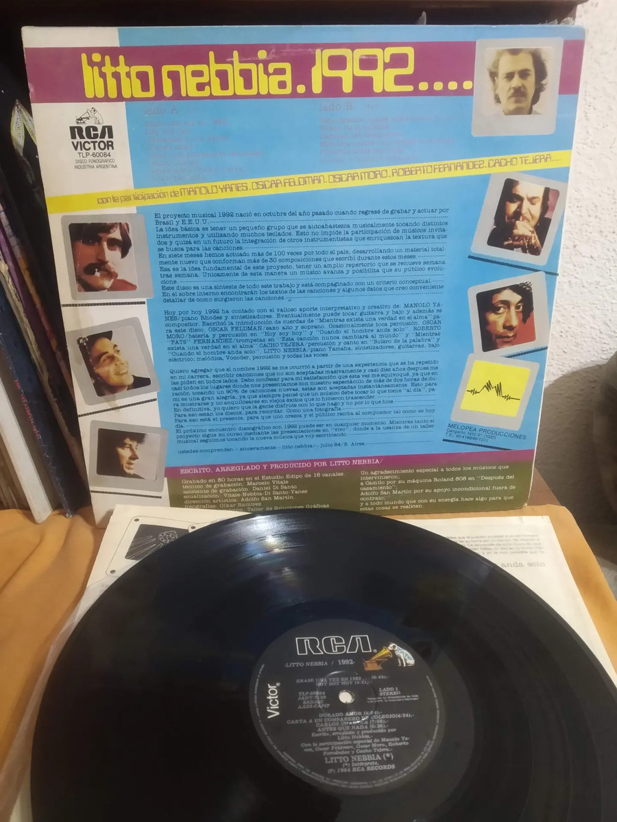 Litto Nebbia - 1992 - vinilo 1984