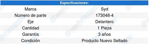 Maza Rueda Delantera Ford Thunderbird 90/97 Syd Foto 2