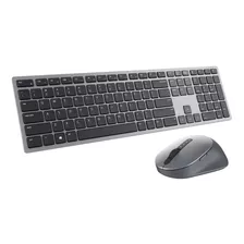 Kit Inalambrico Teclado Y Mouse Dell Premiere Km7321w Latino Color Del Mouse Gris Color Del Teclado Plateado