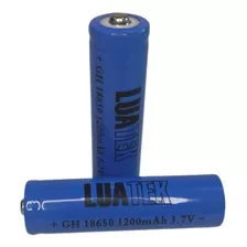 4 Baterias 18650 Luatek Ni-mh 3.7v 1200mah Recarregável