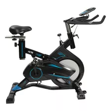Bicicleta Para Spinning E17 Pro Preto E Azul Acte Sports