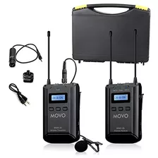 Movo Wmx-20 Sistema De Micrófono Lavalier Inalámbrico Uhf De