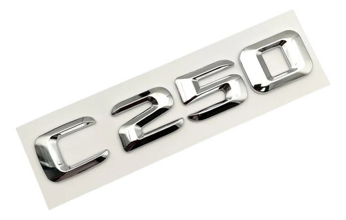 Letras Cromadas Insignia C180 4matic For Mercedes-benz W205 Foto 7