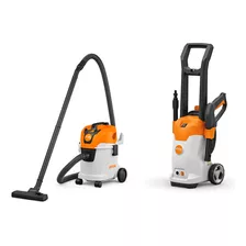 Combo Hidrolavadora Stihl Re 80 + Aspiradora Stihl Se 33