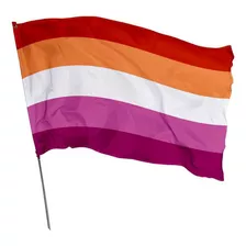 Bandeira Lésbica Orgulho Lgbtqia+ 1,50m X 1m