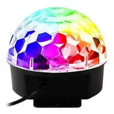 Globo De Luz Festa Balada 06 Cores Rgb Ritmo Da Música 110v/220v