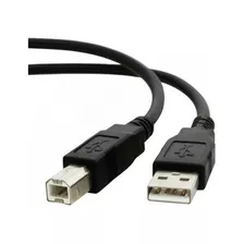 Cabo Usb 2.0 Am/bm 1,8 Metros Preto, Hitto