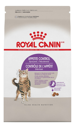 Alimento Royal Canin Feline Health Nutrition Appetite Control Spayed/neutered Para Gato Adulto Sabor Mix En Bolsa De 2.7kg