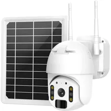 Camara Seguridad Domo Movimiento Wifi Con Panel Solar