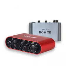 Interfaz De Audio Bomge 11s Portátil, Azul