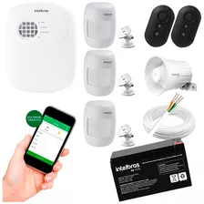 Kit Central Alarme Anm 24 Net App Celular + 3 Sensores C/fio