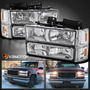 94-00 Chevy/gmc C/k 1500/2500/3500 Led C Light Headlight Rzk