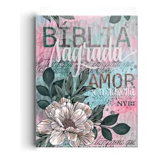 Bíblia Nvi Média - Flor Artística: A Nvi De Bolso, De Sbi. Geo-gráfica E Editora Ltda, Capa Mole Em Português, 2021