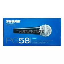 Microfono Shure Pg 58 - Lc Cardio Dinamico ( Inmaculado )