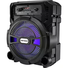 Caixa De Som Amplificada Bluetooth Ca80 120w Lenoxx Preto