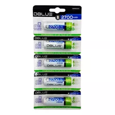 Pack 5 Pilas Recargables Aa Dblue 2700mha Tira 5 Unidades