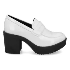 Zapato Blanco Charol 13503